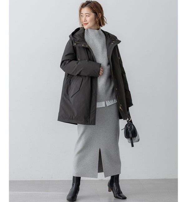 23区「【一部店舗限定/滝沢眞規子さん着用/撥水加工】ミリタリー フーデット ダウンコート」|ダウン|