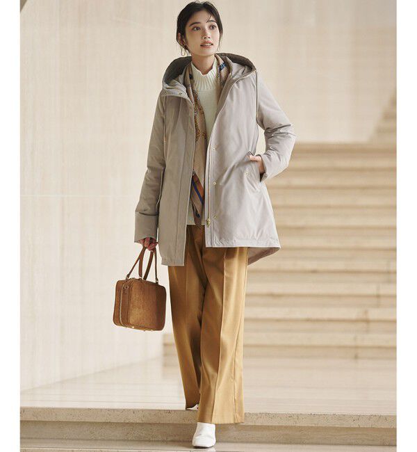 23区「【一部店舗限定/滝沢眞規子さん着用/撥水加工】ミリタリー フーデット ダウンコート」|ダウン|