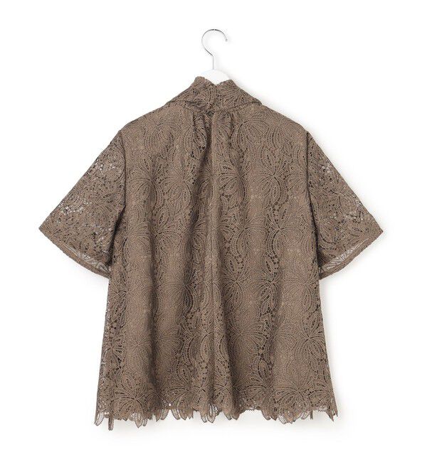 23区「【APPLAUDIR】Brocheリボンブーケレース ブラウス」|シャツ・ブラウス|