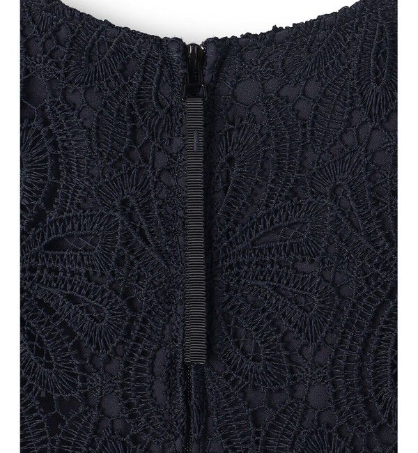 23区「【APPLAUDIR】Brocheリボンブーケレース ドレス」|ドレス|