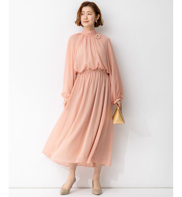 23区「【APPLAUDIR】ドットクレープシフォン ドレス」|ドレス|