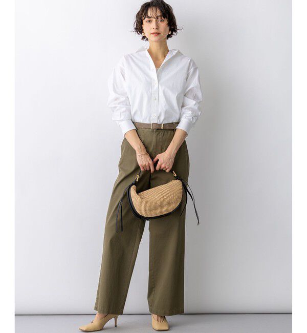 23区「【一部予約/見上愛さん着用/VERY掲載】CANCLINI シャーティング ベーシックシャツ」|シャツ・ブラウス|