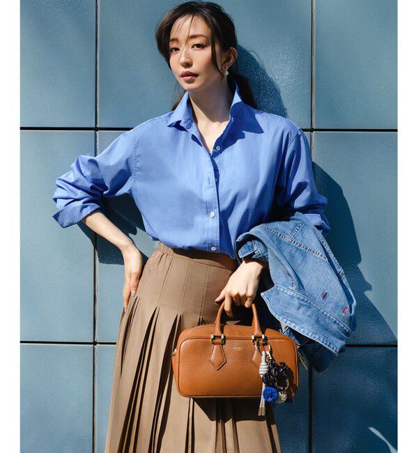 23区「【一部予約/見上愛さん着用/VERY掲載】CANCLINI シャーティング ベーシックシャツ」|シャツ・ブラウス|