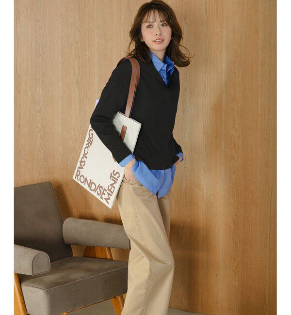 23区「【一部予約/見上愛さん着用/VERY掲載】CANCLINI シャーティング ベーシックシャツ」|シャツ・ブラウス|