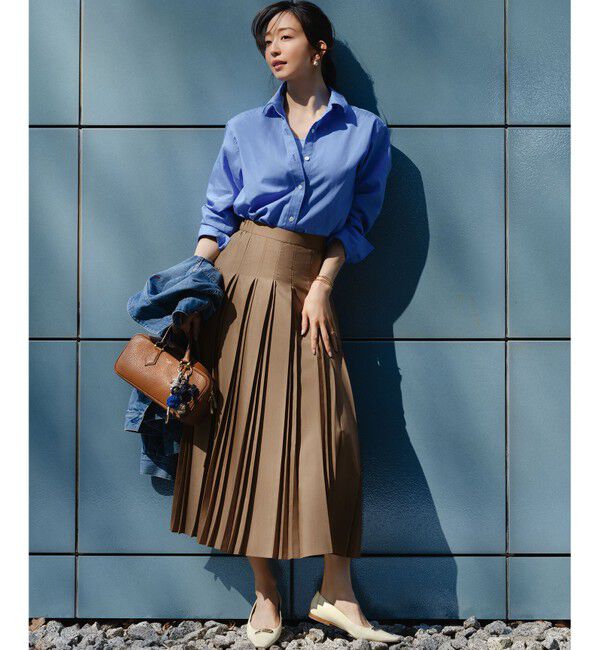 23区「【一部予約/見上愛さん着用/VERY掲載】CANCLINI シャーティング ベーシックシャツ」|シャツ・ブラウス|