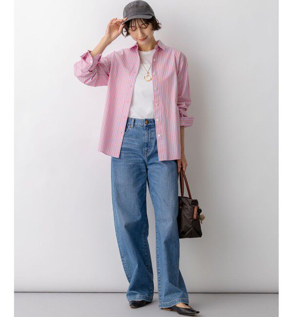 23区「【一部予約/見上愛さん着用/VERY掲載】CANCLINI シャーティング ベーシックシャツ」|シャツ・ブラウス|