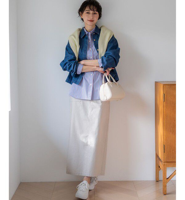 23区「【一部予約/見上愛さん着用/VERY掲載】CANCLINI シャーティング ベーシックシャツ」|シャツ・ブラウス|