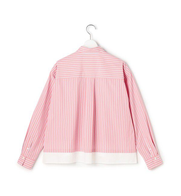 23区「【Oggi掲載】CANCLINI レギュラーカラー ストライプ クロップドシャツ」|シャツ・ブラウス|