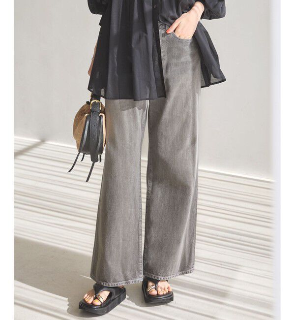 23区「【SLOW/一部店舗限定】ワイドシルエット デニム パンツ」|デニム|ﾗｲﾄｸﾞﾚ