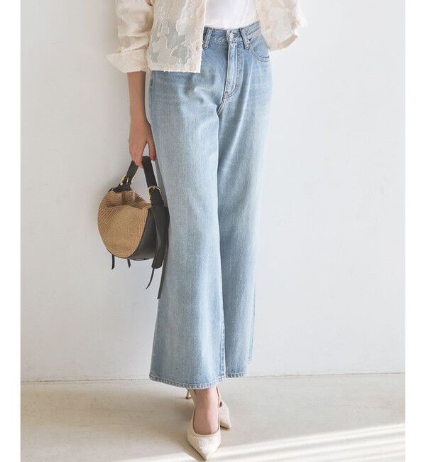 23区「【SLOW/一部店舗限定】ワイドシルエット デニム パンツ」|デニム|ｽｶｲﾌﾞﾙ