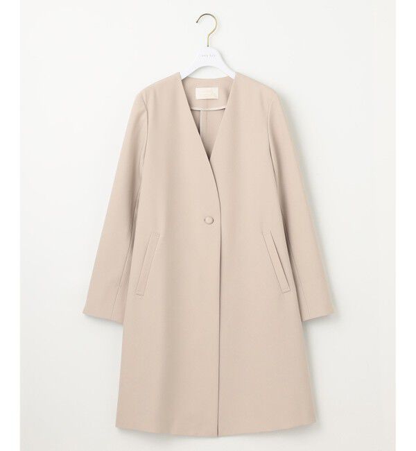 any SiS「カラーレスライト コート」|ノーカラーコート|