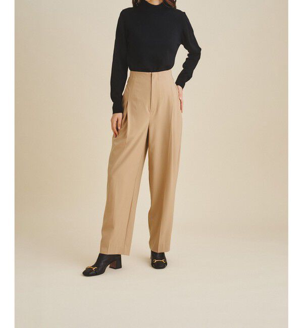 Grace Class「ツイルストレッチコクーンパンツ」|その他|ベージュ