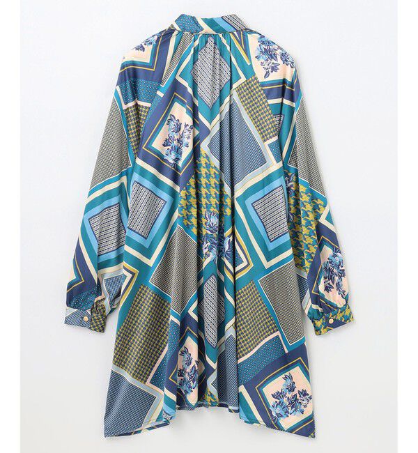 GRACE CONTINENTAL「スカーフプリントチュニックブラウス」|シャツ・ブラウス|