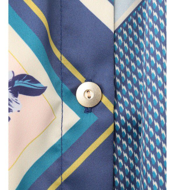 GRACE CONTINENTAL「スカーフプリントチュニックブラウス」|シャツ・ブラウス|