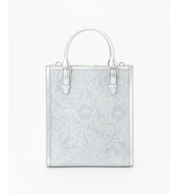 Carving Tribes「Square Tote」|ショルダー・メッセンジャー|シルバー