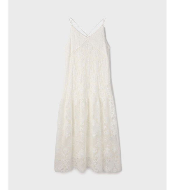 Diagram「ロゴ刺繍レースワンピース」|ワンピース|