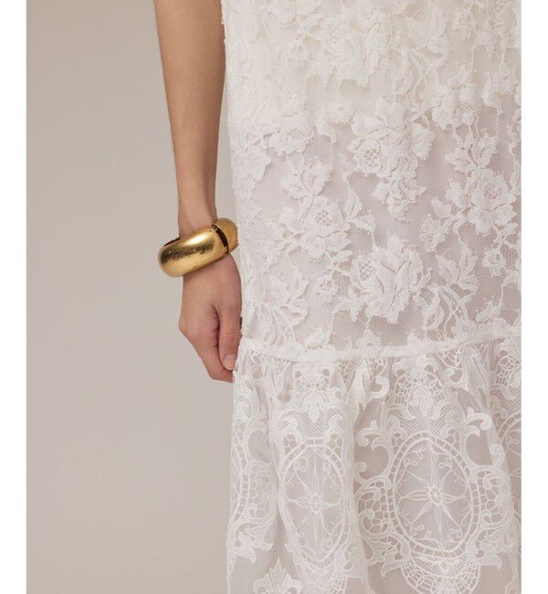 Diagram「ロゴ刺繍レースワンピース」|ワンピース|