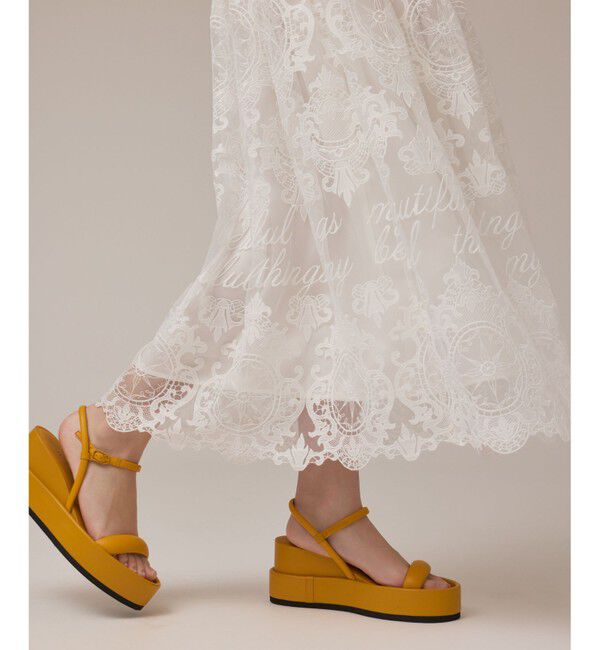 Diagram「ロゴ刺繍レースワンピース」|ワンピース|