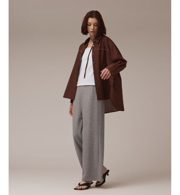 Diagram「メタルホットフィットシャツ」|シャツ・ブラウス|ブラウン