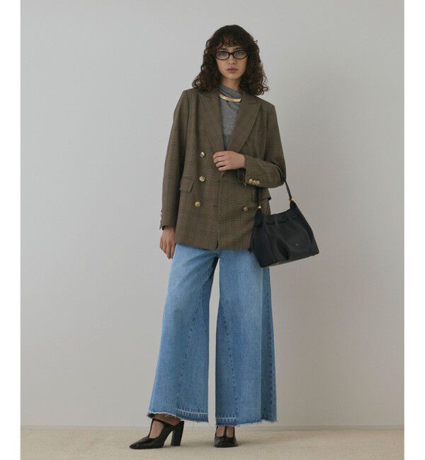 Diagram「ハイウエストバギ－デニム」|デニム|