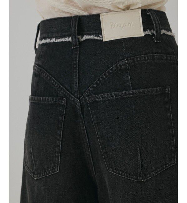 Diagram「ハイウエストバギ－デニム」|デニム|