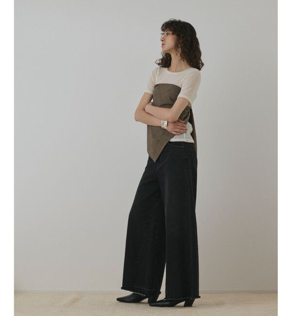 Diagram「ハイウエストバギ－デニム」|デニム|