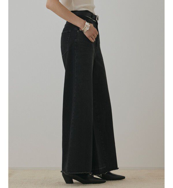 Diagram「ハイウエストバギ－デニム」|デニム|