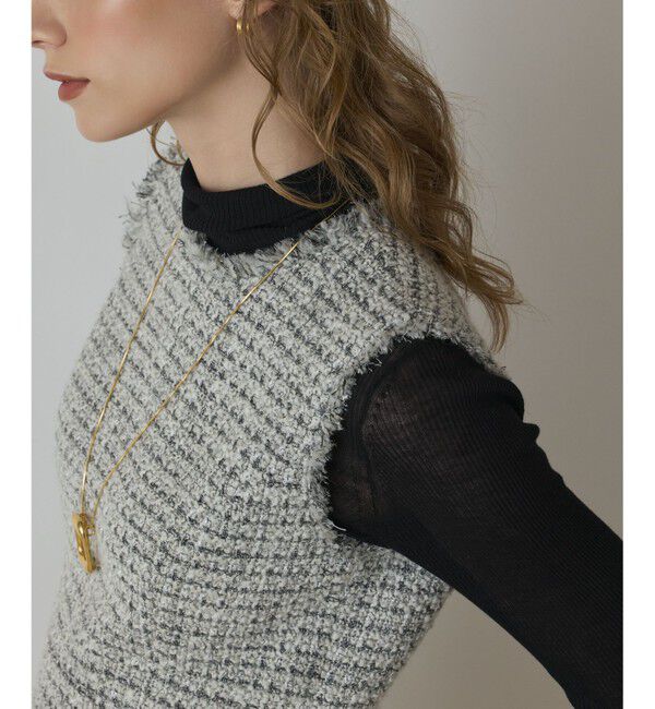 GRACE CONTINENTAL「ツイードタイトワンピース」|ワンピース|