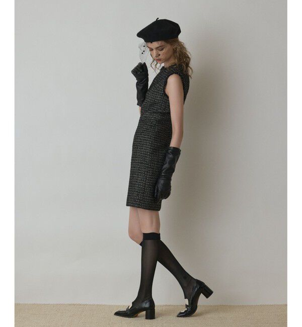 GRACE CONTINENTAL「ツイードタイトワンピース」|ワンピース|