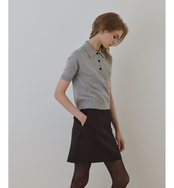 Diagram「バイカラーポロニットトップ」|その他|