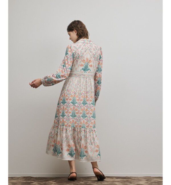 GRACE CONTINENTAL「フラワーパターンプリントワンピース」|ワンピース|