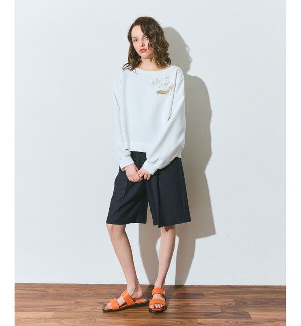 Grace Class「モチーフ刺繍スウェットトップ」|Tシャツ・カットソー|