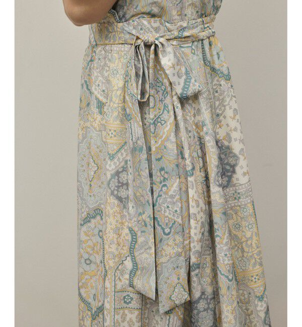 GRACE CONTINENTAL「パッチワークプリントワンピース」|ワンピース|