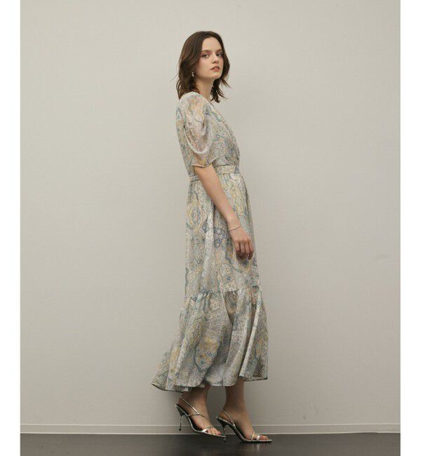 GRACE CONTINENTAL「パッチワークプリントワンピース」|ワンピース|