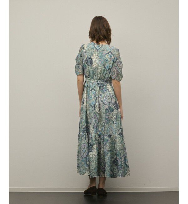 GRACE CONTINENTAL「パッチワークプリントワンピース」|ワンピース|