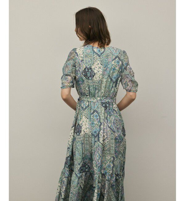 GRACE CONTINENTAL「パッチワークプリントワンピース」|ワンピース|