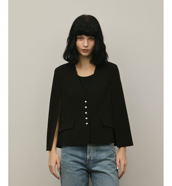 Diagram「トリアセケープスリーブジャケット」|ノーカラージャケット|