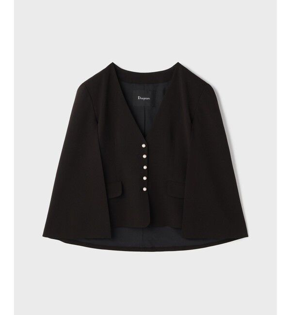 Diagram「トリアセケープスリーブジャケット」|ノーカラージャケット|