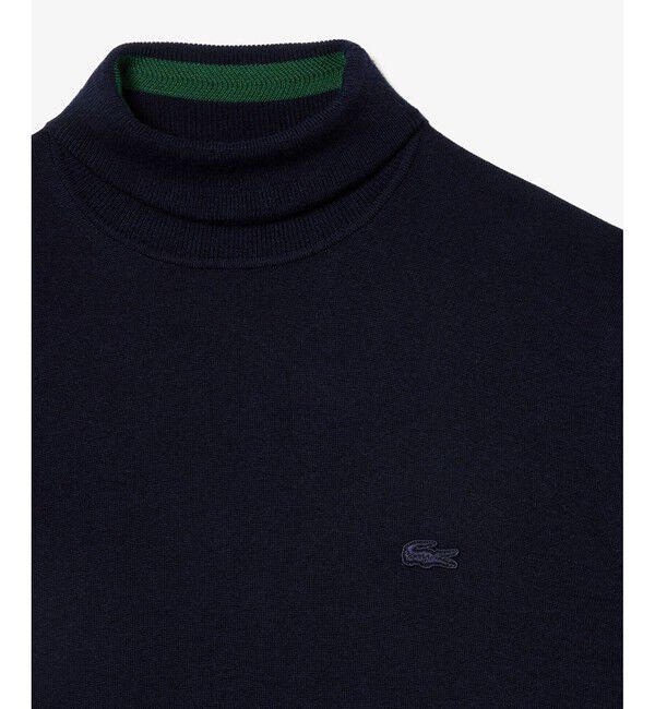 LACOSTE「メリノウールタートルネックセーター」|ニット・セーター|