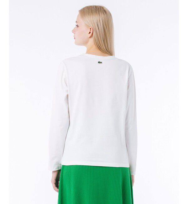LACOSTE「ワンポイントロゴ刺繍長袖Tシャツ」|Tシャツ・カットソー|