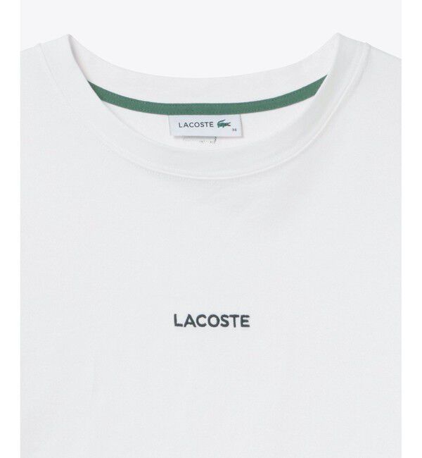 LACOSTE「ワンポイントロゴ刺繍長袖Tシャツ」|Tシャツ・カットソー|