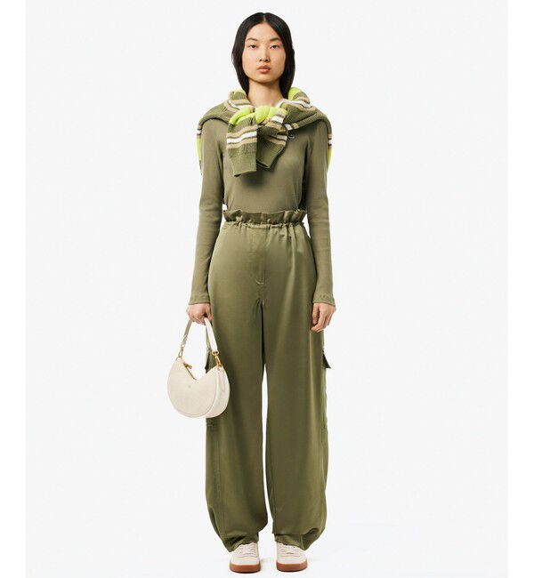 LACOSTE「ワンポイントリブニットスリムセーター」|Tシャツ・カットソー|