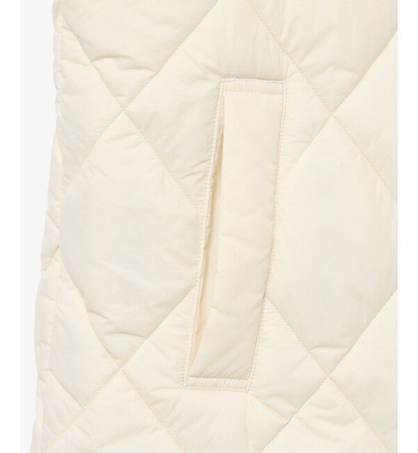 LACOSTE「撥水 ボリュームスタンドネック キルティングベスト / 2WAY フード取り外し可」|ダウンベスト・ベスト|