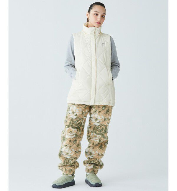 LACOSTE「撥水 ボリュームスタンドネック キルティングベスト / 2WAY フード取り外し可」|ダウンベスト・ベスト|