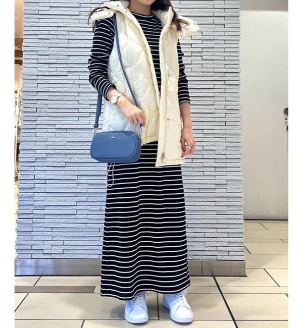 LACOSTE「撥水 ボリュームスタンドネック キルティングベスト / 2WAY フード取り外し可」|ダウンベスト・ベスト|