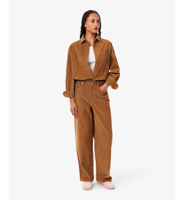 LACOSTE「ルーズフィットコーデュロイパンツ」|チノ|