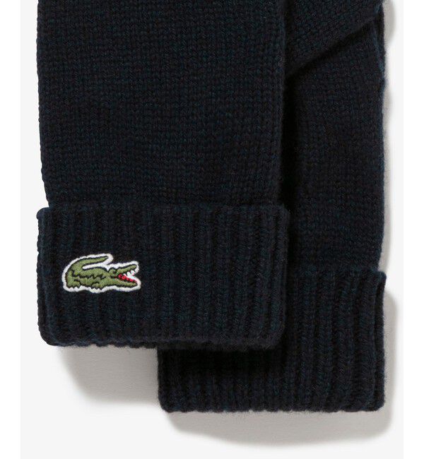 LACOSTE「エッセンシャル ウールニットグローブ」|手袋|