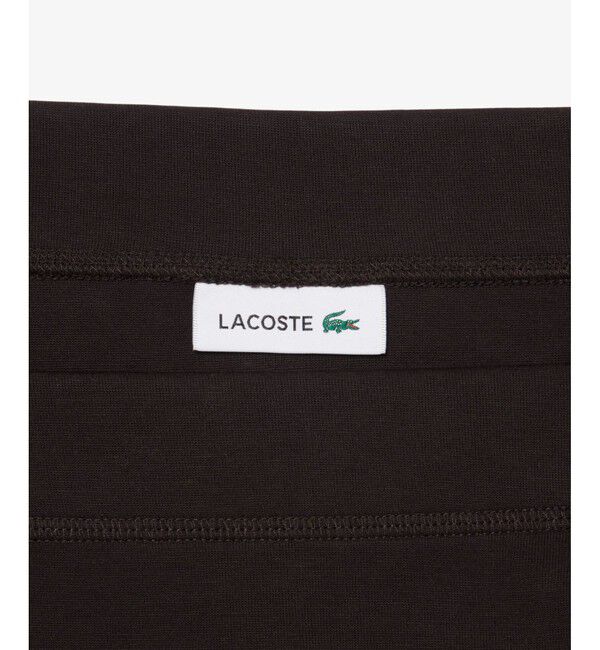 LACOSTE「レイヤード切り替えプリーツミニスカート」|スカート|