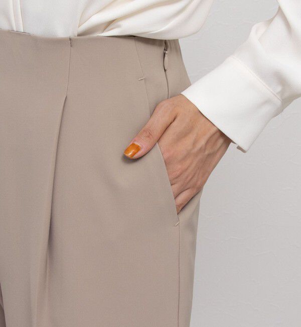 NOLLEY'S sophi「ウォッシャブルストレッチツイルインゴムパンツ」|チノ|