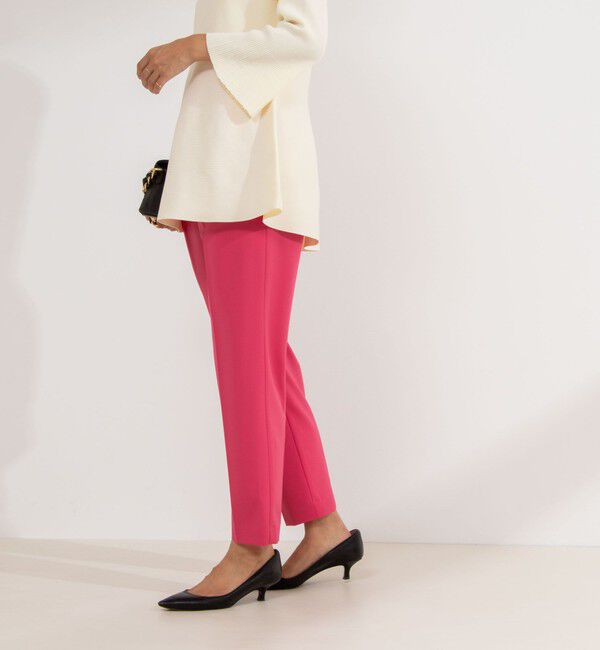 NOLLEY'S sophi「ウォッシャブルストレッチツイルインゴムパンツ」|チノ|